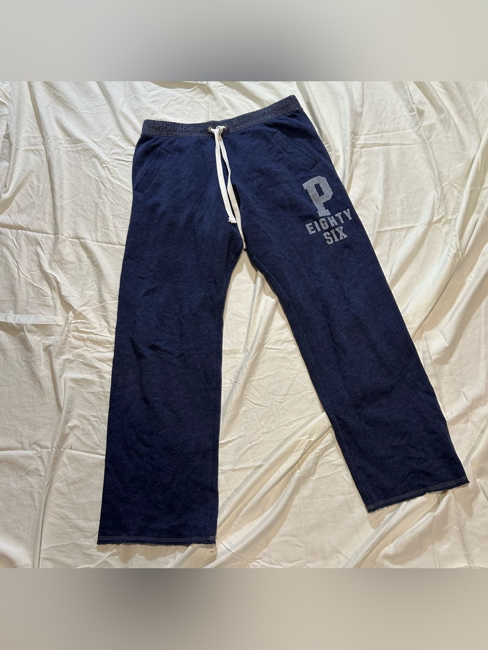 Victoria's Secret Small Navy Blue Sweatpants with Drawstring